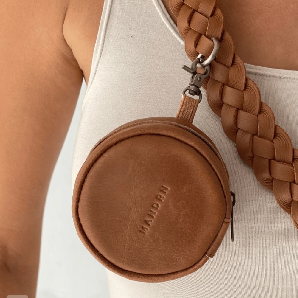 Mandrn Rover Leather Pouch Tan - Picture 5 of 5